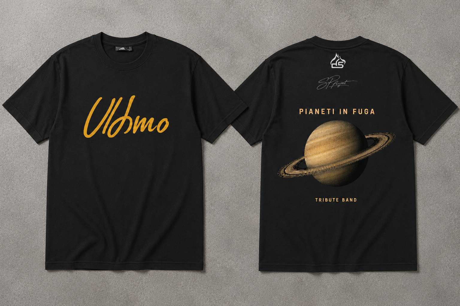 SP Project x Pianeti in Fuga - Tribute Band_T-shirt Uomo